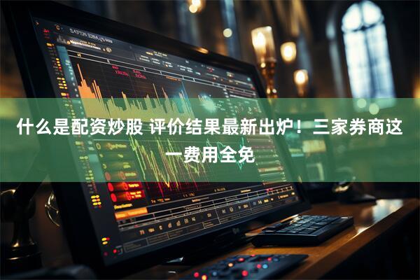 什么是配资炒股 评价结果最新出炉！三家券商这一费用全免